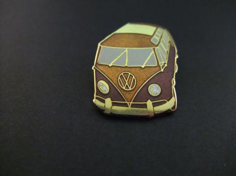 VW Volkswagen T1 spijlbus bruin-paars